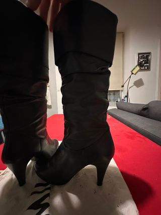 Botas Mustang Negras Piel Talla 36