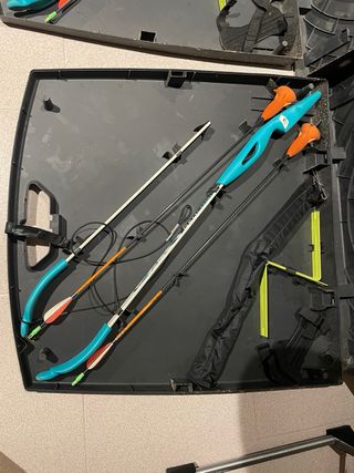 2 Dianas Soft Archery Geologic con arco y flechas