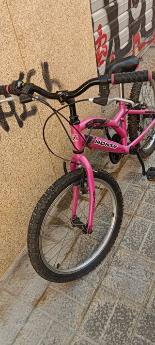 Bicicleta infantil rosa
