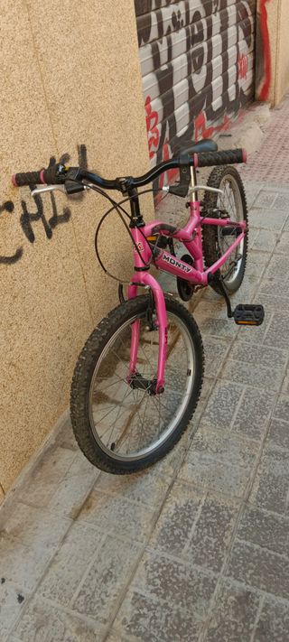 Bicicleta infantil rosa