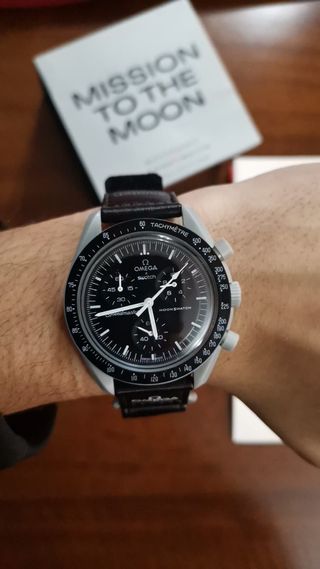 Swatch Mission to the Moon Grigio/Nero Nuovo