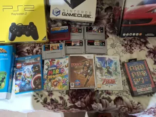 Lote de Consolas y juegos Nintendo, Sega, Sony etc