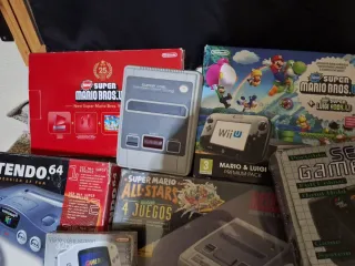 Lote de Consolas y juegos Nintendo, Sega, Sony etc
