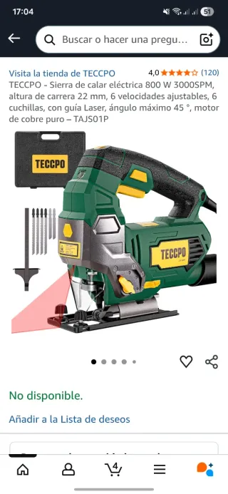 Sierra de calar Teccpo