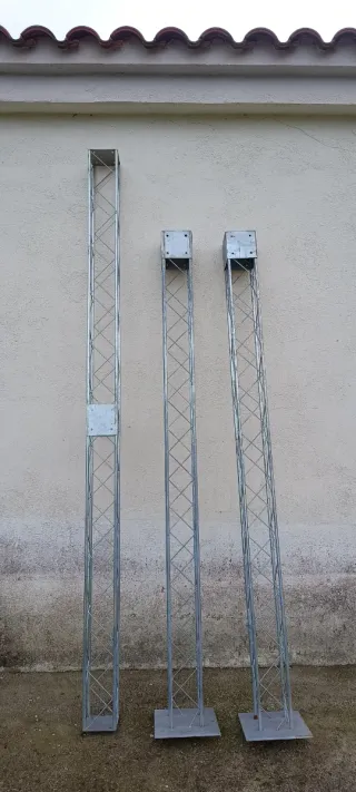 3 Torretas Truss Acero Galvanizado