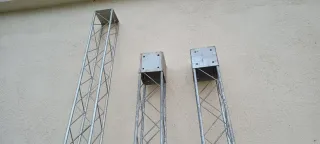 3 Torretas Truss Acero Galvanizado
