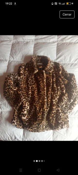 Chaquetón leopardo NAF NAF T.38
