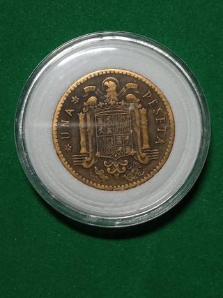 Moneda 1 Peseta 1947 *48 Francisco Franco