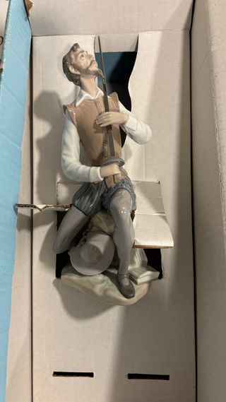 Figura Lladró Don Quijote Declamando