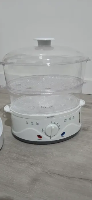 Vaporera Eléctrica Blanca