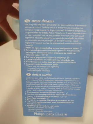 Philips SBC SC150 Reproductor para cuna