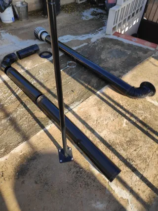 Tubos de chimenea metal y plástico