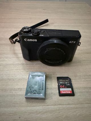 Cámara Canon G7X Mark II