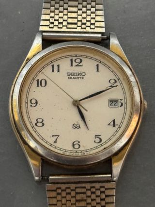 Reloj Seiko Vintage Oro y Plata