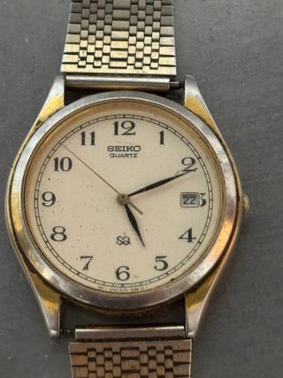 Reloj Seiko Vintage Oro y Plata