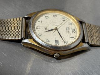 Reloj Seiko Vintage Oro y Plata