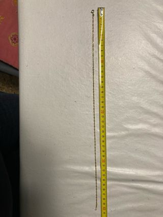 Catenina Argento 925 Placcato Oro intrecciata