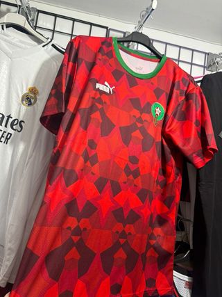 Camiseta Puma Marruecos Roja y Verde