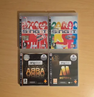 Pack Singstar + Microfones Playstation 3