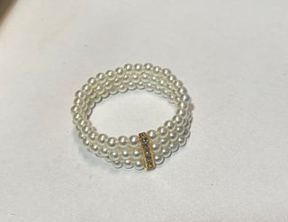 Collar y pulsera perlas Fallera eventos