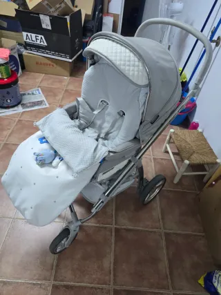 Carricoche Bebecar Completo Gris