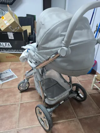 Carricoche Bebecar Completo Gris