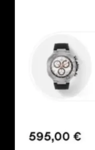 Tissot Cronógrafo Negro y Plateado