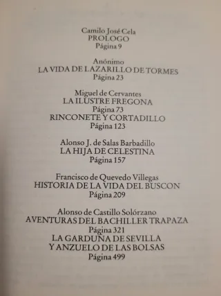 NOVELA PICARESCA ESPAÑOLA