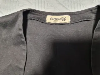 Vestido fiesta negro con chaqueta corta