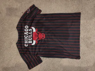 Camiseta Chicago Bulls Rayas Rojas