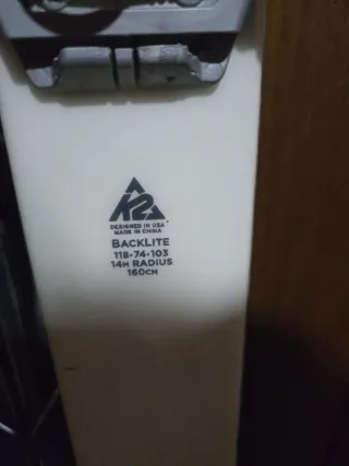 Sci da sci di fondo K2 con attacco Dynafit + pelli