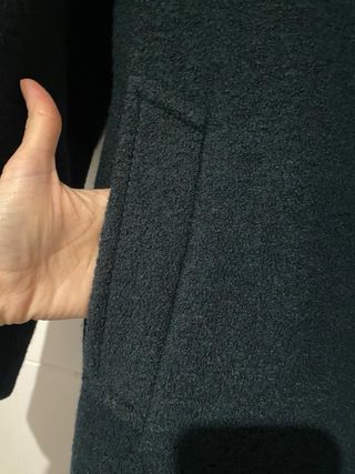 Abrigo Zara Verde Oscuro Talla M