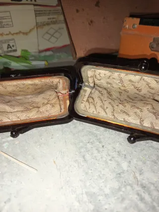 Portamonete vintage rosso e blu 2 al prezzo di 1