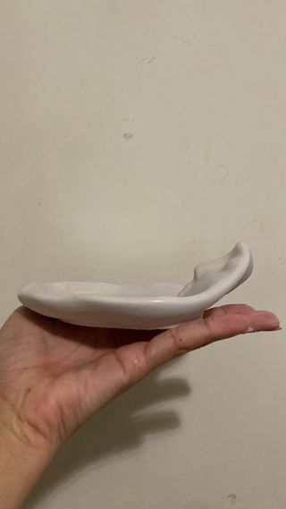 Taza y plato cara cerámica blanco