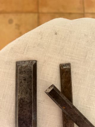 3 Formones Carpintero (2cm y 1cm)