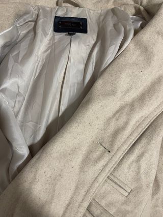 Elegante abrigo/chaqueta beige