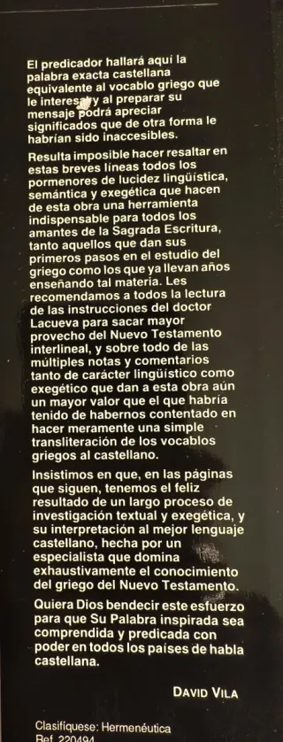 Nuevo Testamento interlineal griego-español