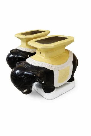 Par Elefantes Vintage Decorativos