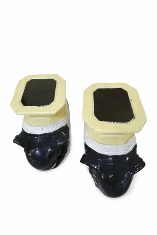 Par Elefantes Vintage Decorativos