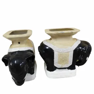 Par Elefantes Vintage Decorativos