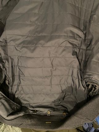 Abrigo Massimo Dutti Forro Desmontable Azul