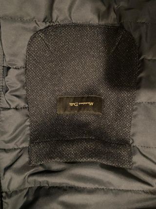 Abrigo Massimo Dutti Forro Desmontable Azul