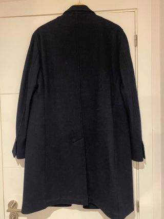 Abrigo Massimo Dutti Forro Desmontable Azul