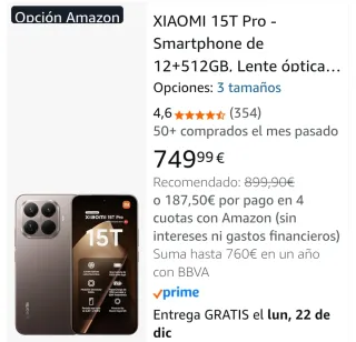 Xiaomi 15T Pro 512 Gb Negro + Cargador 120W