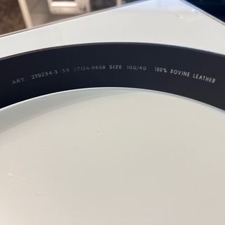 Cintura Levi's Uomo nuovo in pelle nera taglia 100