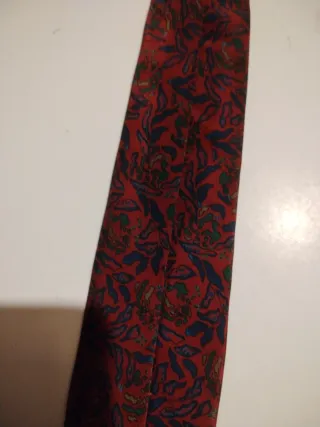 Corbata Christian Dior. Estampada