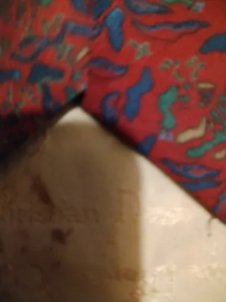 Corbata Christian Dior. Estampada