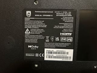 TV Philips 32” Smart TV 32PHS6808/12