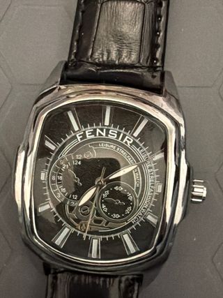 Reloj FENSIR Negro y Plateado
