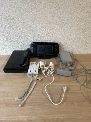 Nintendo Wii U Negra Completa